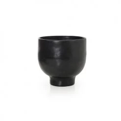 Ames Pots, Cache-pots Et Jardinières D'extérieur Poterie 1 Céramique Noir 30x30x30 Cm