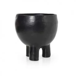 Ames Pots, Cache-pots Et Jardinières D'extérieur Poterie 2 Céramique Noir 43x40x43 Cm