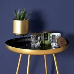 The Home Deco Factory Pots, Cache-pots Et Jardinières D'extérieur Pots De Fleur Pied Filaire - Lot De 2 -Parasols Soldes Magasin pots de fleur pied filaire lot de 2 2