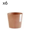 Ecopots Pots, Cache-pots Et Jardinières D'extérieur Pots De Fleurs Terracotta D13 - Lot De 6 -Parasols Soldes Magasin pots de fleurs terracotta d13 lot de 6
