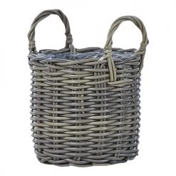 Beliani Pots, Cache-pots Et Jardinières D'extérieur Pots Et Vases En Rotin Marron H37 40 45 -Parasols Soldes Magasin pots et vases en rotin marron h37 40 45 2