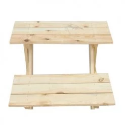 Aubry Gaspard Pots, Cache-pots Et Jardinières D'extérieur Sellette Escalier En Pin -Parasols Soldes Magasin sellette escalier en pin 3