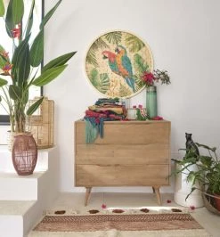 Maisons Du Monde Plantes D'extérieur Artificielles Strelitzia Artificiel Et Pot Tressé H180 -Parasols Soldes Magasin strelitzia artificiel et pot tresse h180 1000 16 35 204543 5