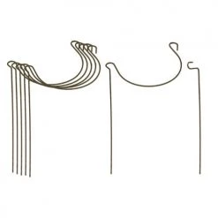 Harrod Horticultural Pots, Cache-pots Et Jardinières D'extérieur Support à Plantes Courbé En Acier (lot De 6)