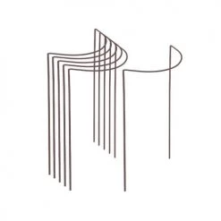 Harrod Horticultural Pots, Cache-pots Et Jardinières D'extérieur Support à Plantes Demi-cercle En Acier (lot De 6) 51 X 51 Cm