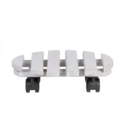 Esschert Design Pots, Cache-pots Et Jardinières D'extérieur Support Plantes à Roulettes Gris 28 Cm