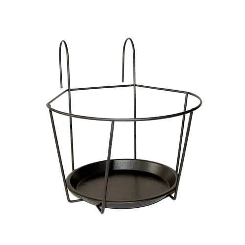 Esschert Design Pots, Cache-pots Et Jardinières D'extérieur Support Pot Rond Pour Balcon 14 Cm 3 Esschert Design Pots, Cache-pots Et Jardinières D'extérieur Support Pot Rond Pour Balcon 14 Cm