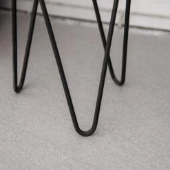 Outsunny Pots, Cache-pots Et Jardinières D'extérieur Supports De Pots De Fleurs Design - Lot De 2 Métal époxy Noir Blanc -Parasols Soldes Magasin supports de pots de fleurs design lot de 2 metal epoxy noir blanc 4