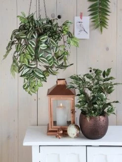 Mica Decorations Plantes D'intérieur Et Fleurs D'intérieur Tradescantia Artificielle Suspendue H80 -Parasols Soldes Magasin tradescantia artificielle suspendue h80 4