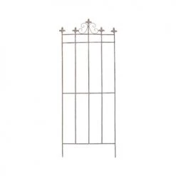 La Grande Prairie Pots, Cache-pots Et Jardinières D'extérieur Treillage En Fer Fleur De Lys 49 X 128 Cm