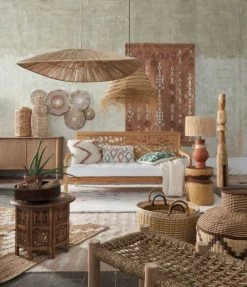 Maisons Du Monde Pots, Cache-pots Et Jardinières D'extérieur Vase En Corde Tressée Marron Et Beige H57 -Parasols Soldes Magasin vase en corde tressee marron et beige h57 1000 13 22 219823 3