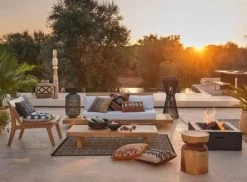 Maisons Du Monde Pots, Cache-pots Et Jardinières D'extérieur Vase En Corde Tressée Marron Et Beige H57 -Parasols Soldes Magasin vase en corde tressee marron et beige h57 1000 13 22 219823 5