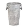 Esschert Design Pots, Cache-pots Et Jardinières D'extérieur Vase En Zinc Patiné De 21 Cm