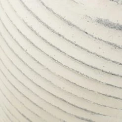 Maisons Du Monde Pots, Cache-pots Et Jardinières D'extérieur Vasque Rayurée Blanche Et Grise H62 -Parasols Soldes Magasin vasque rayuree blanche et grise h62 1000 10 30 190393 3