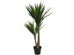 Kaemingk Plantes D'intérieur Et Fleurs D'intérieur Yucca Artificiel En Pot Plastique - Ø 75 X 122 Cm